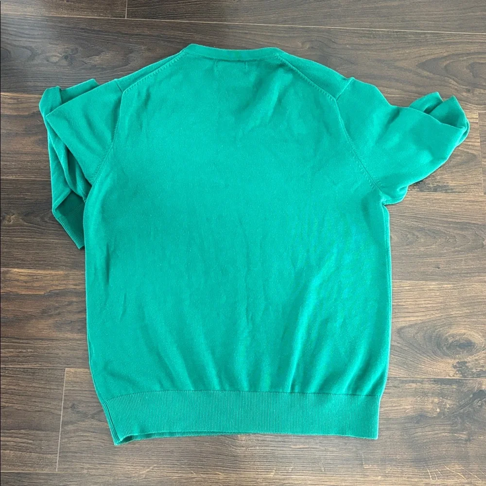 Lands’ End 100% supima cotton v neck sweater